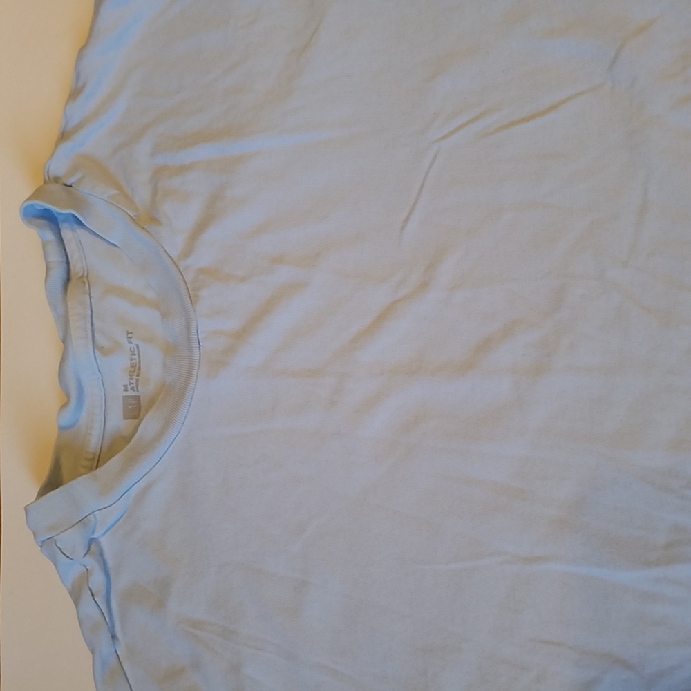 GAP TSHIRT Athletic Fit Cotton Pale Blue Size M